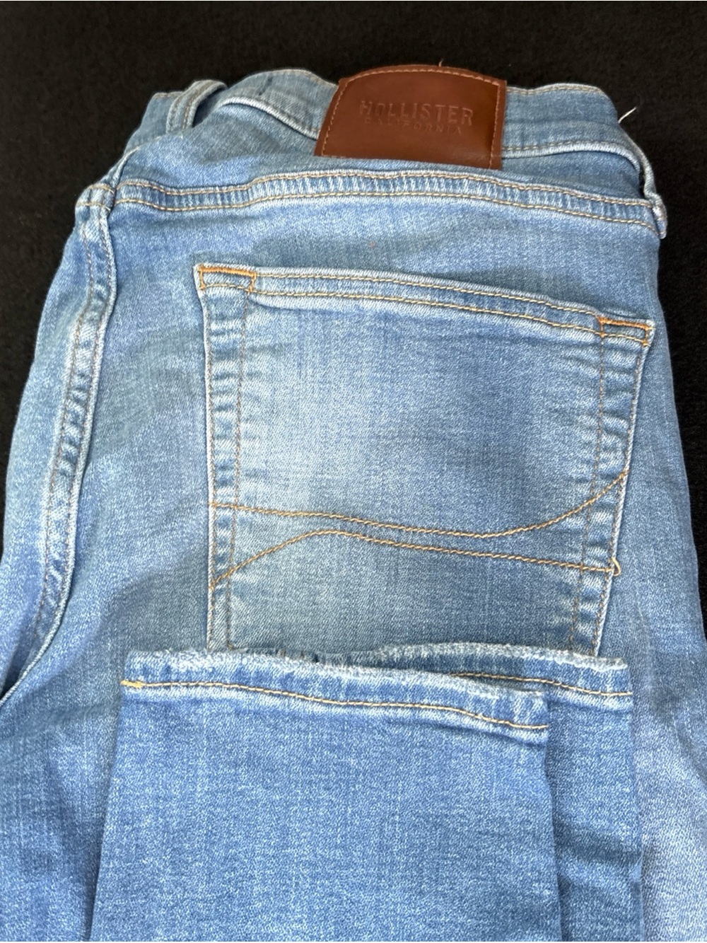Hollister Men's Light Wash Slim Denim Jeans
